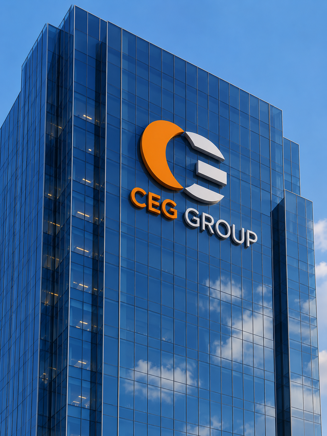 CEG Group branded building visual